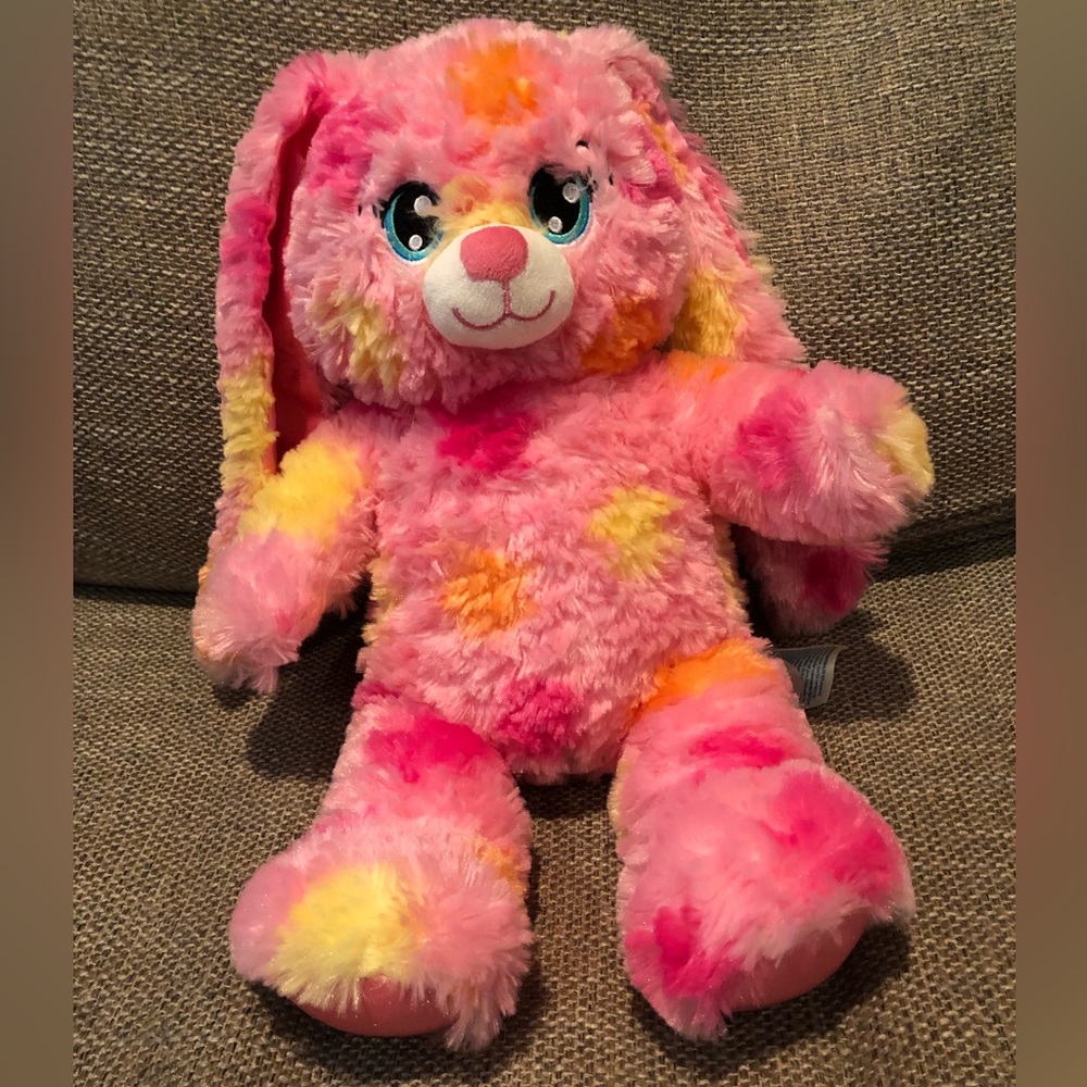 Build-a-Bear Plush Pink Bunny Rabbit 15” Stuffed Animal Plush